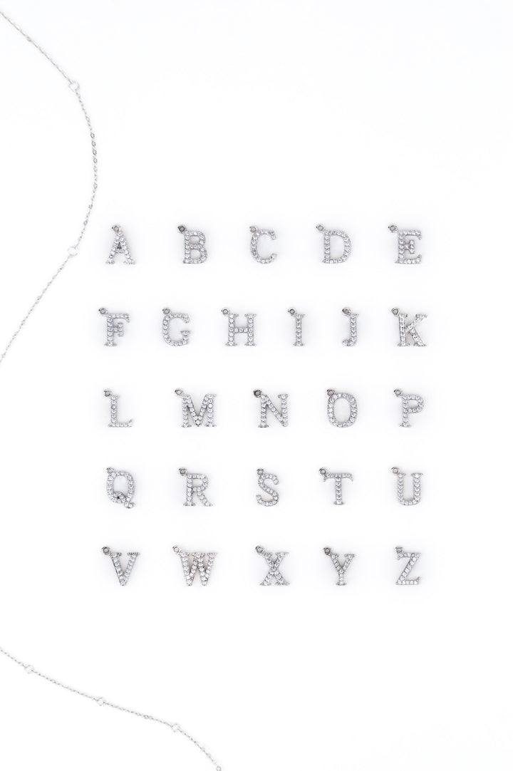 [ONLINE] Personalised Initial Sterling Silver Necklace