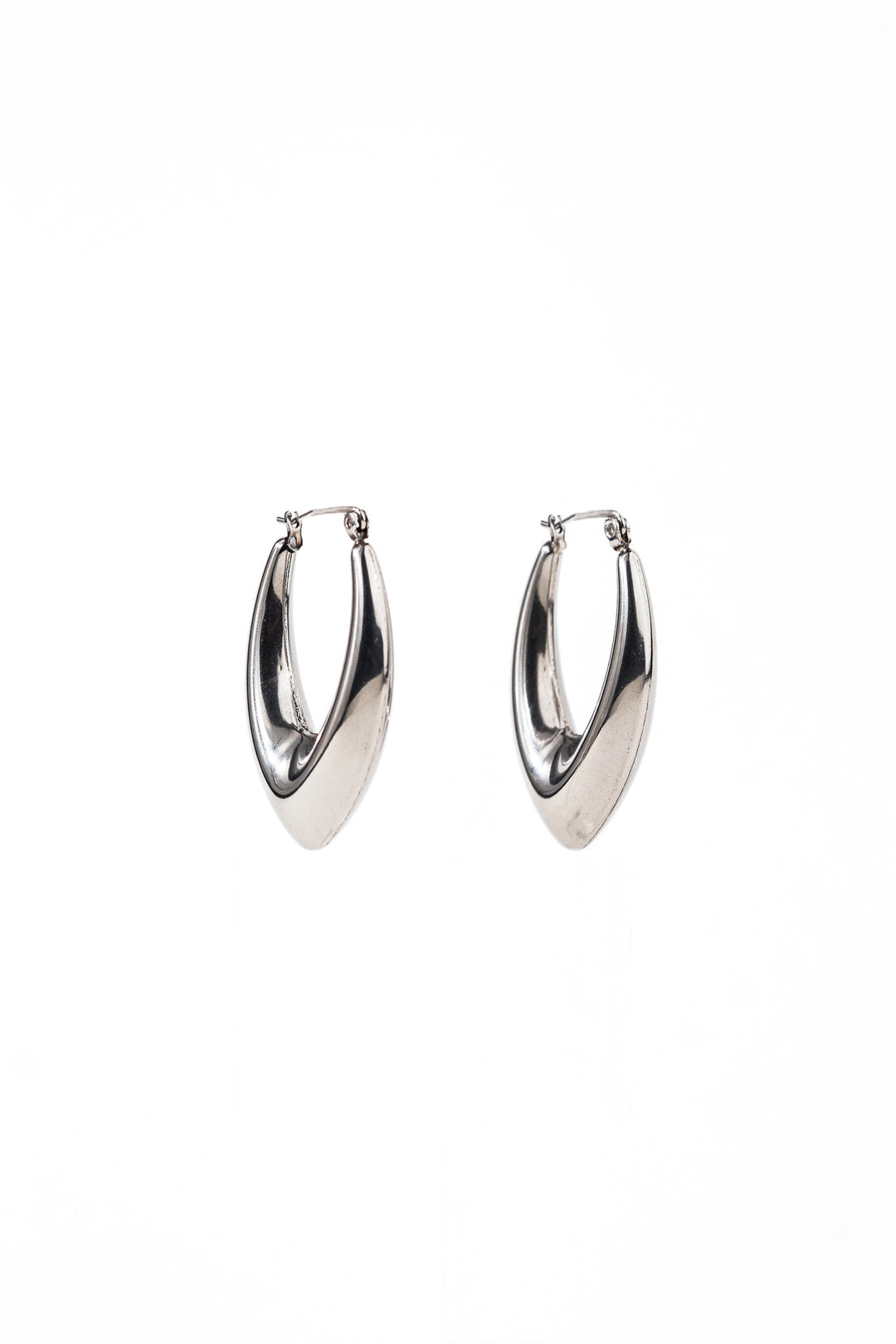 Jayda U-Shaped Hoop Earrings - Minimalist Lab