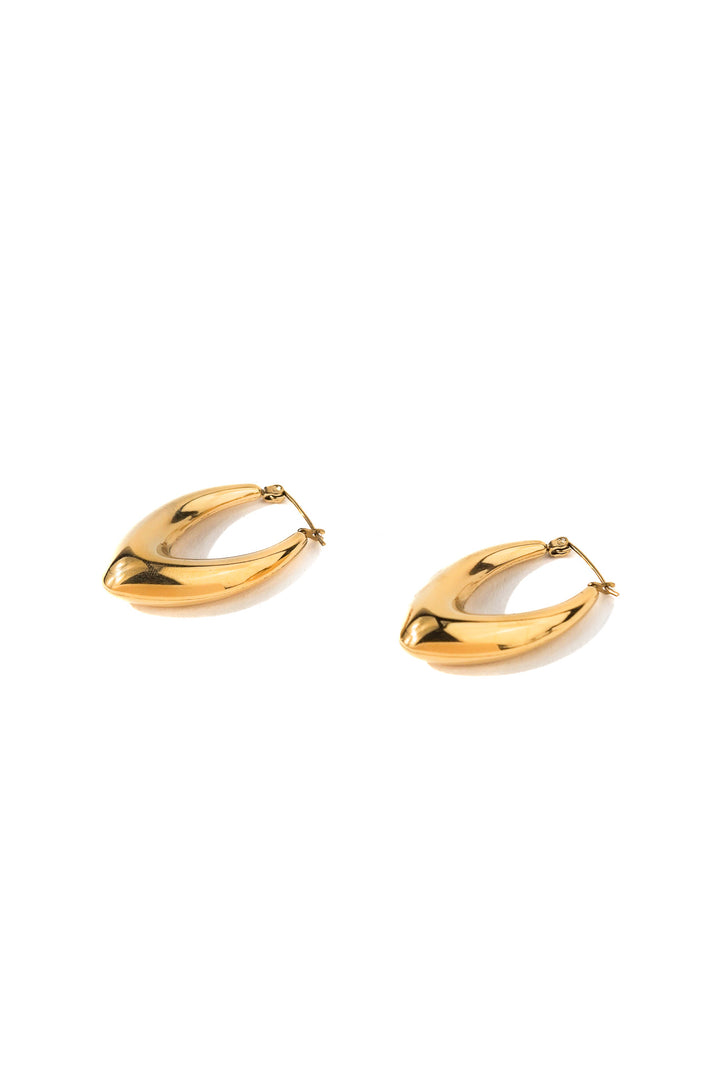 Jayda U-Shaped Hoop Earrings - Minimalist Lab