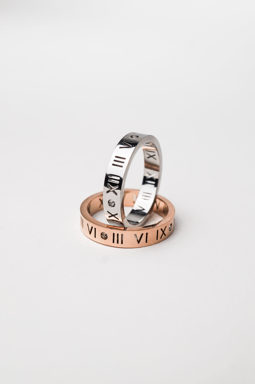 Timeless Roman Numerals Diamond Ring