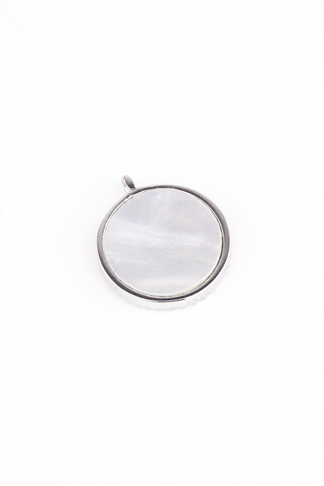 CAPRICORN Mother of Pearl Sterling Silver Necklace - Minimalist Lab