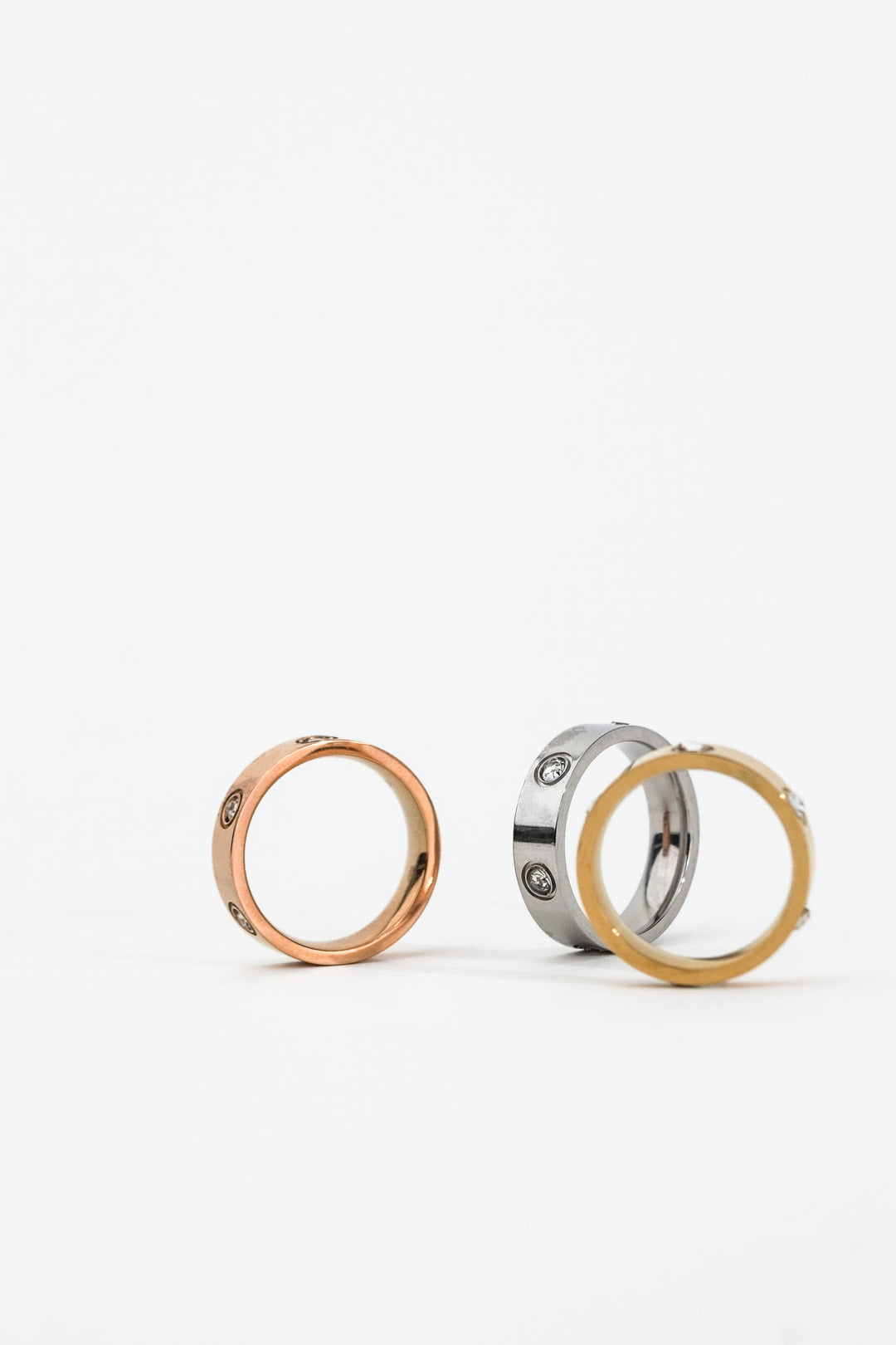 Diamonds Band Ring - Minimalist Lab