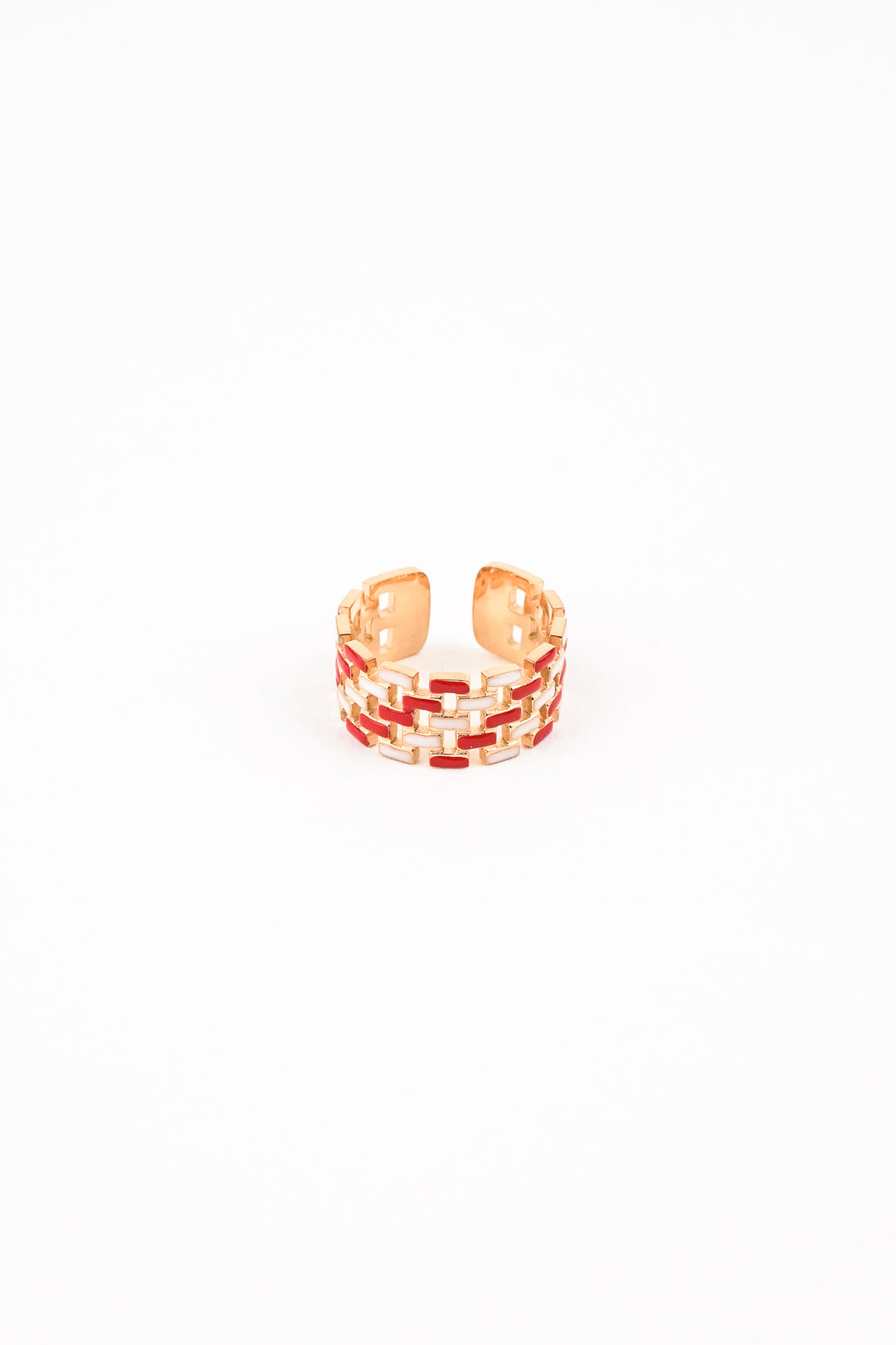 Colourful Braided Wrap Ring