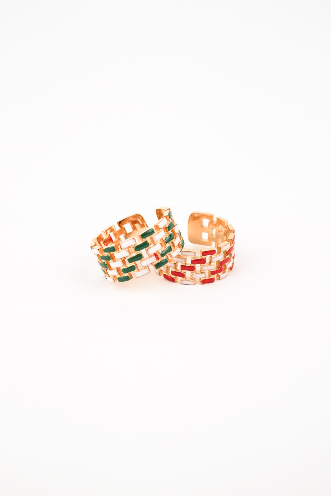 Colourful Braided Wrap Ring