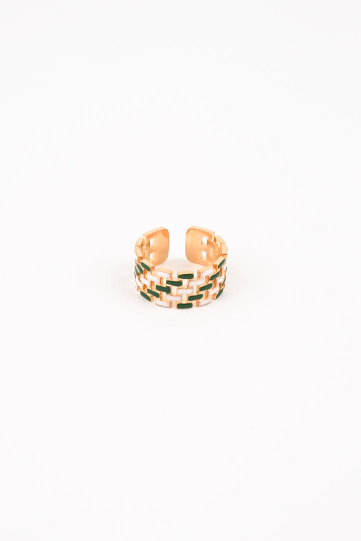 Colourful Braided Wrap Ring