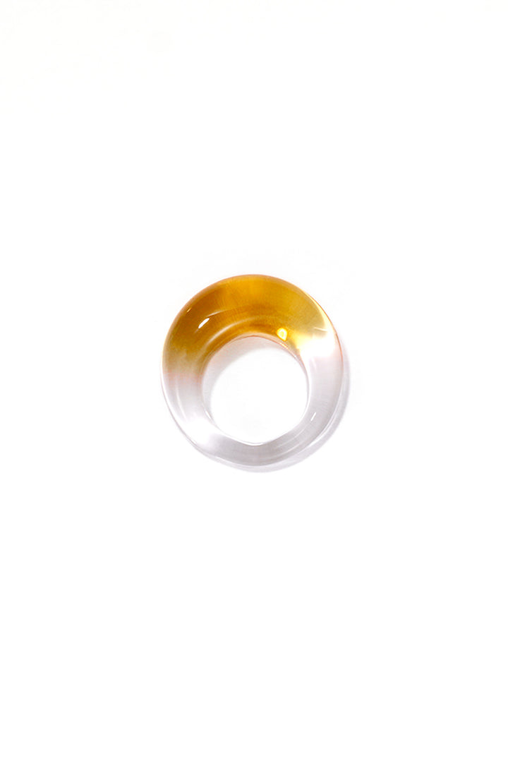 Mixed Coloured Round Glass Ring