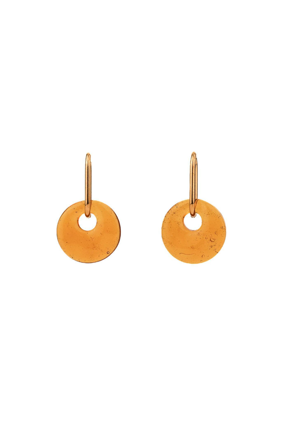 Sphere Oval Hoop Earrings