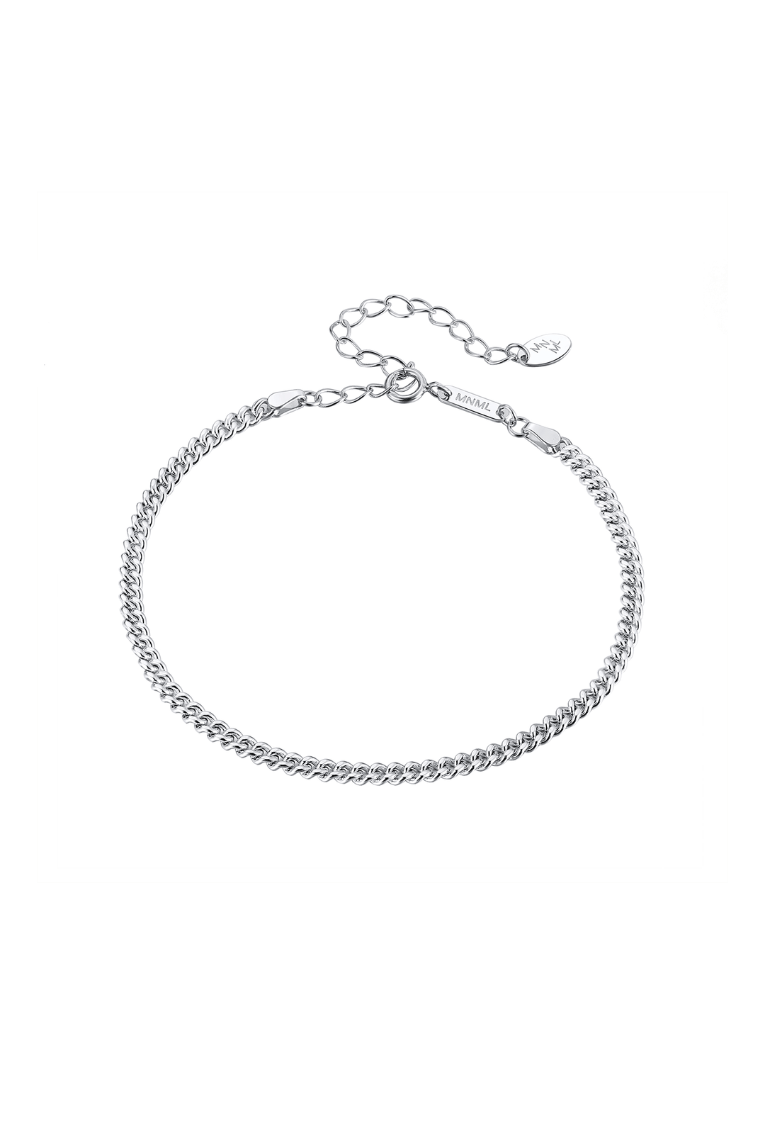 CURB Chain Women Sterling Silver Bracelet