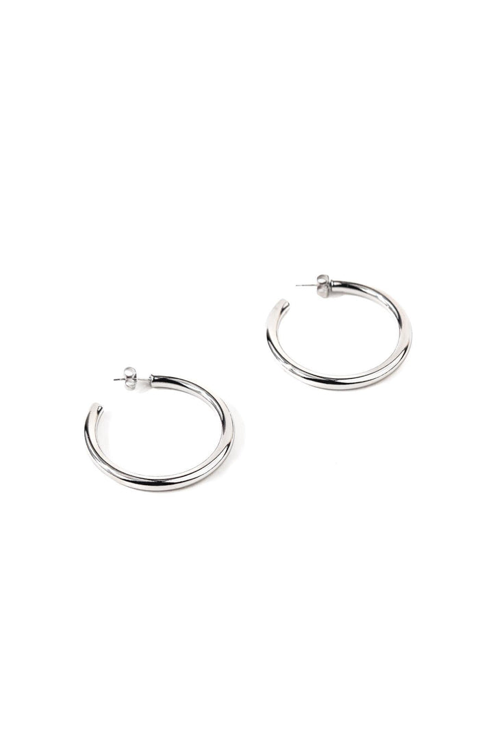 Round Tubular Hoop Earrings