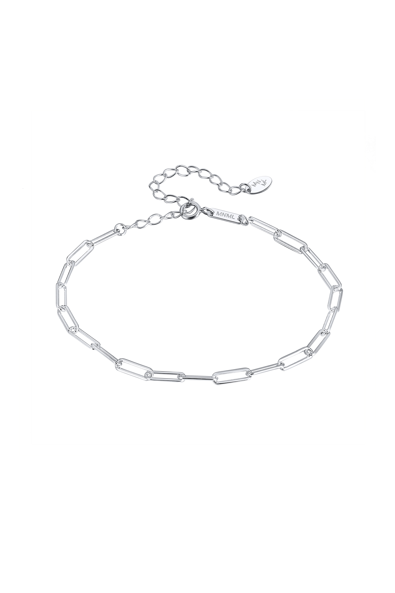 PAPERCLIP Link Sterling Silver Bracelet – Minimalist Lab